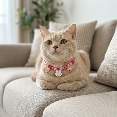 Collier Chat 