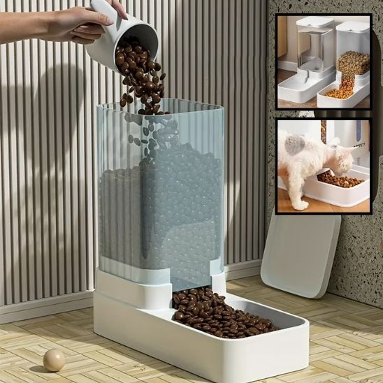 Distributrice automatique de croquettes pour animaux de compagnie