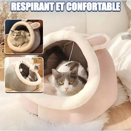 Panier doux confort pour chat : Le nid parfait pour votre félin